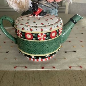 Mary Engelbreit Scottie teapot🎄